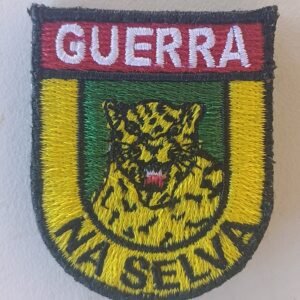 Distintivo de gorro Guerra na Selva colorido NOVA CABEÇA DA ONÇA 🇧🇷
