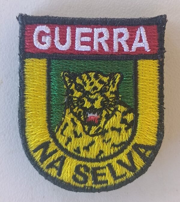 Distintivo de gorro Guerra na Selva colorido NOVA CABEÇA DA ONÇA 🇧🇷