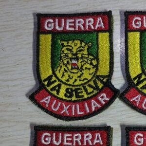 Distintivo de gorro de AUXILIAR do Curso Guerra na Selva