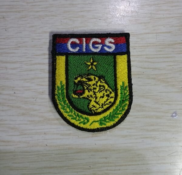 Distintivo de gorro CIGS colorido