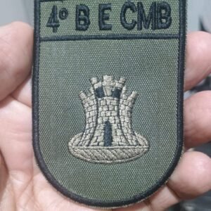 Distintivo Bordado do 4° Batalhão de Engenharia de.  Combate
